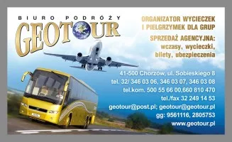 Biuro Podróży Geotour Chorzów Sobieskiego 8